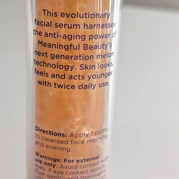 Meaningful Beauty Youth Activating Melon Serum JUMBO Size 1.7oz UNSEALED - Picture 5 of 7